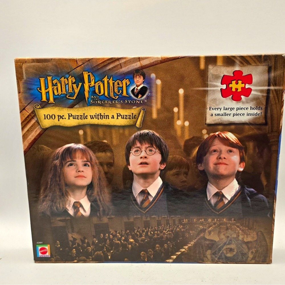 Mattel Puzzles Harry Potter Sorcerer's Stone 100 pc Puzzle within a Puzzle